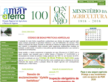 Tablet Screenshot of drapalg.min-agricultura.pt